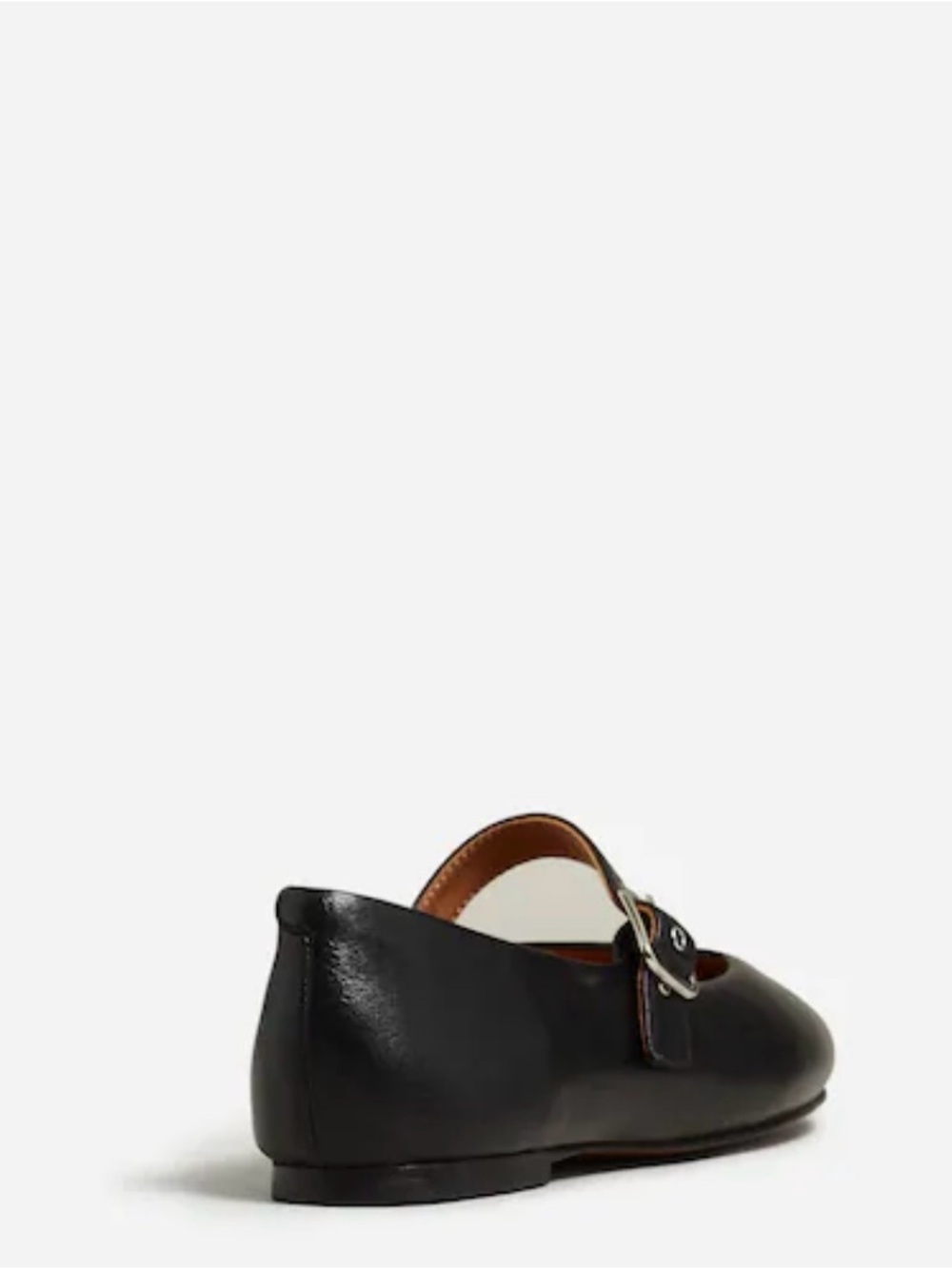 Madewell The Remy Mary Jane Flat with adjustable buckle straps in black leather - Picture 5 of 12